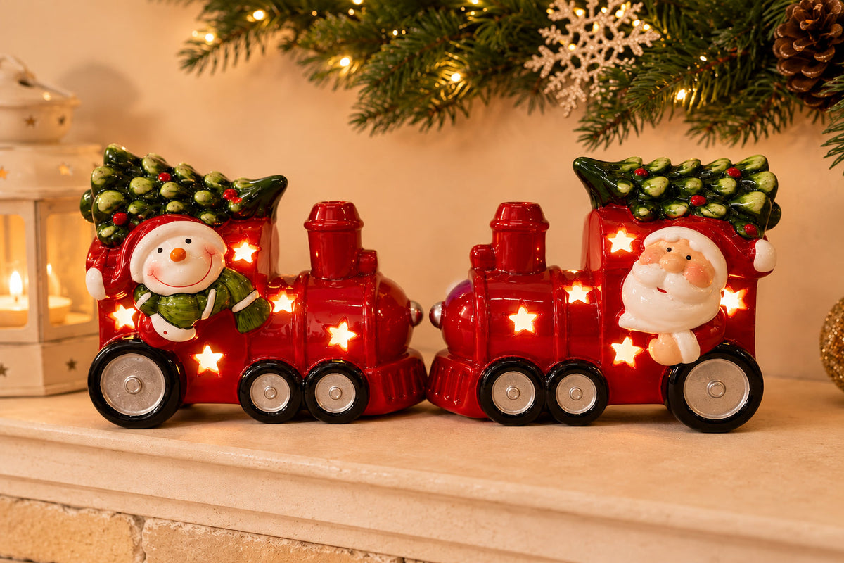 Christmas Decorative Train With Lights