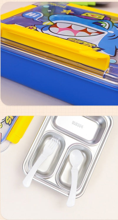 Stainless Steel Cartoon Design Lunch Box