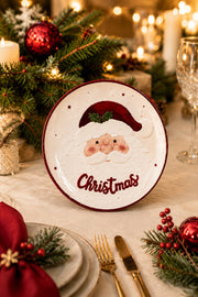 Christmas Santa Ceramic Plate