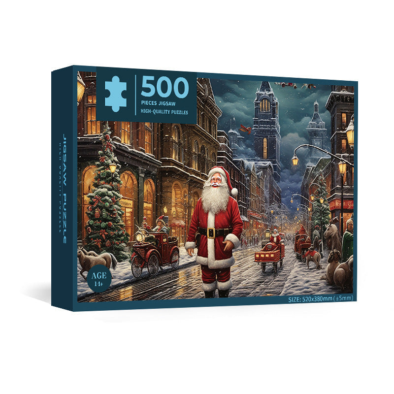 Christmas Jigsaw Puzzle – 500 Pieces | Festive Designs | 8+