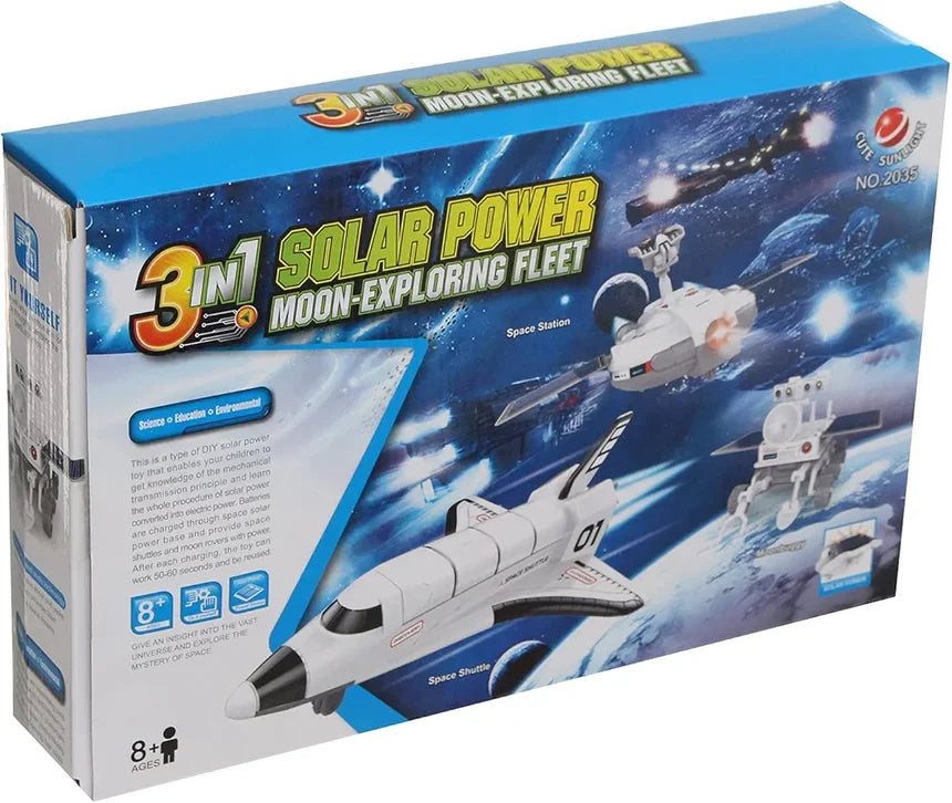 3in1 Solar Power Moon-Exploring Fleet Kids Toy