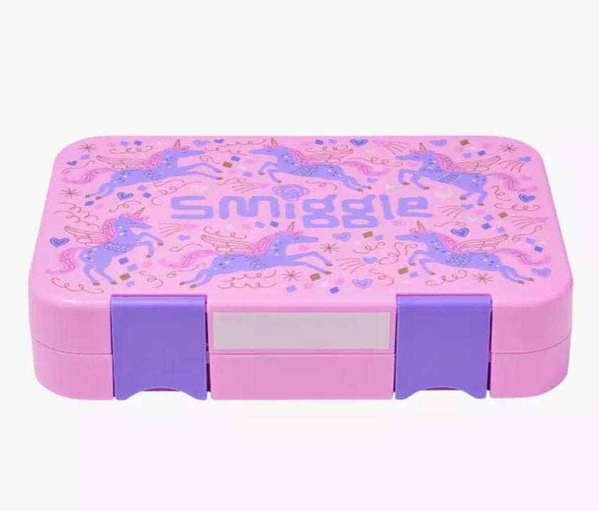 Smiggle Lunch Box - Unicorn Wings | 21×15×4.5