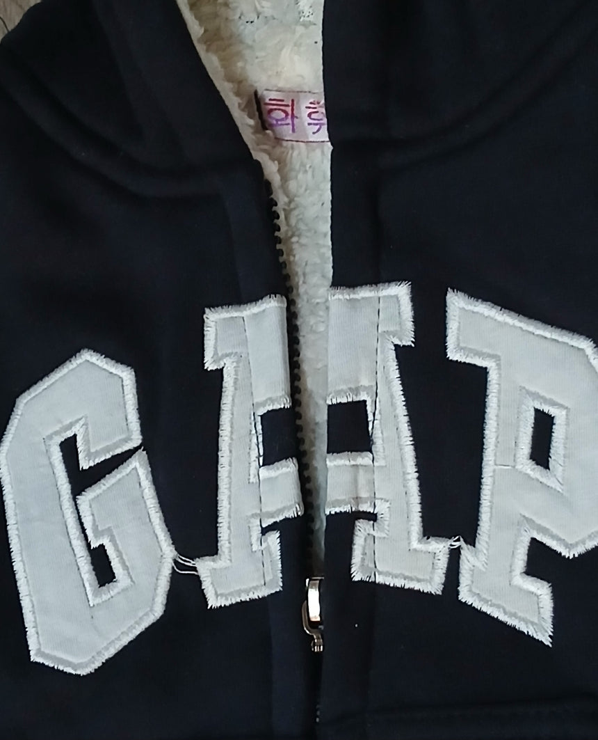 GAP Warm Black Boys Outfit Size 1-2y