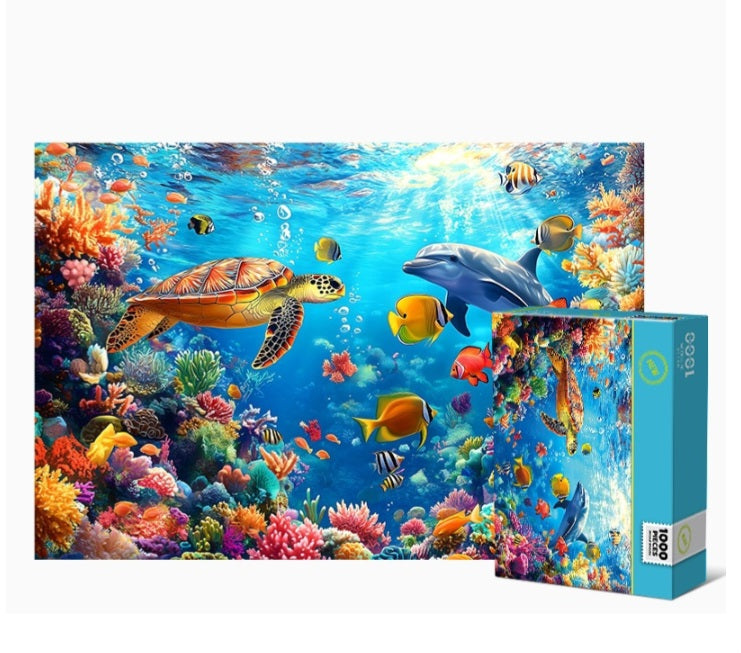 1000-Piece Jigsaw Puzzle Artistic And Scenic Designs