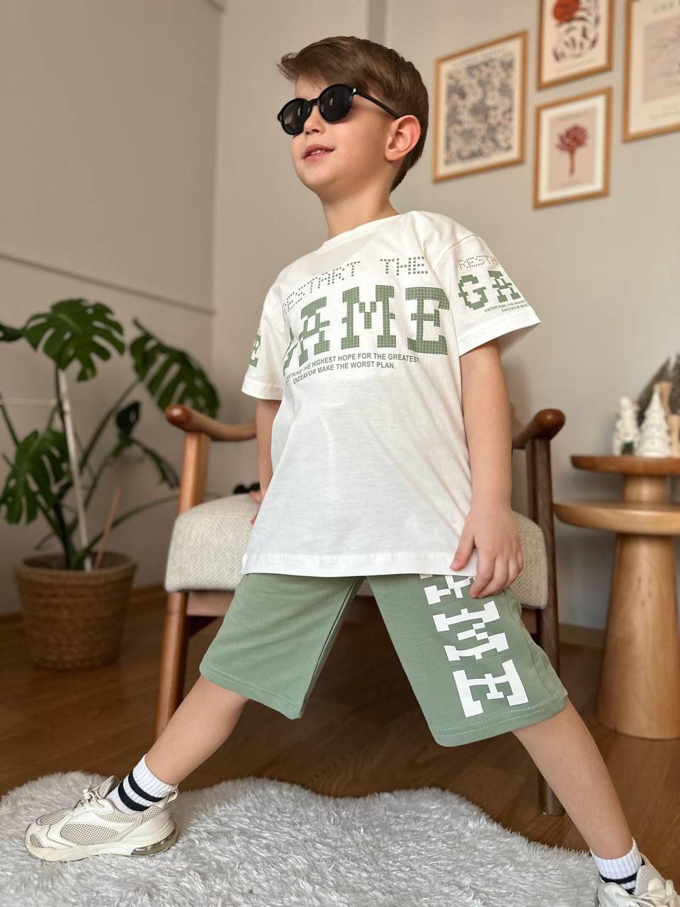 Boys’ Game Cotton Summer Set / 6–7Y
