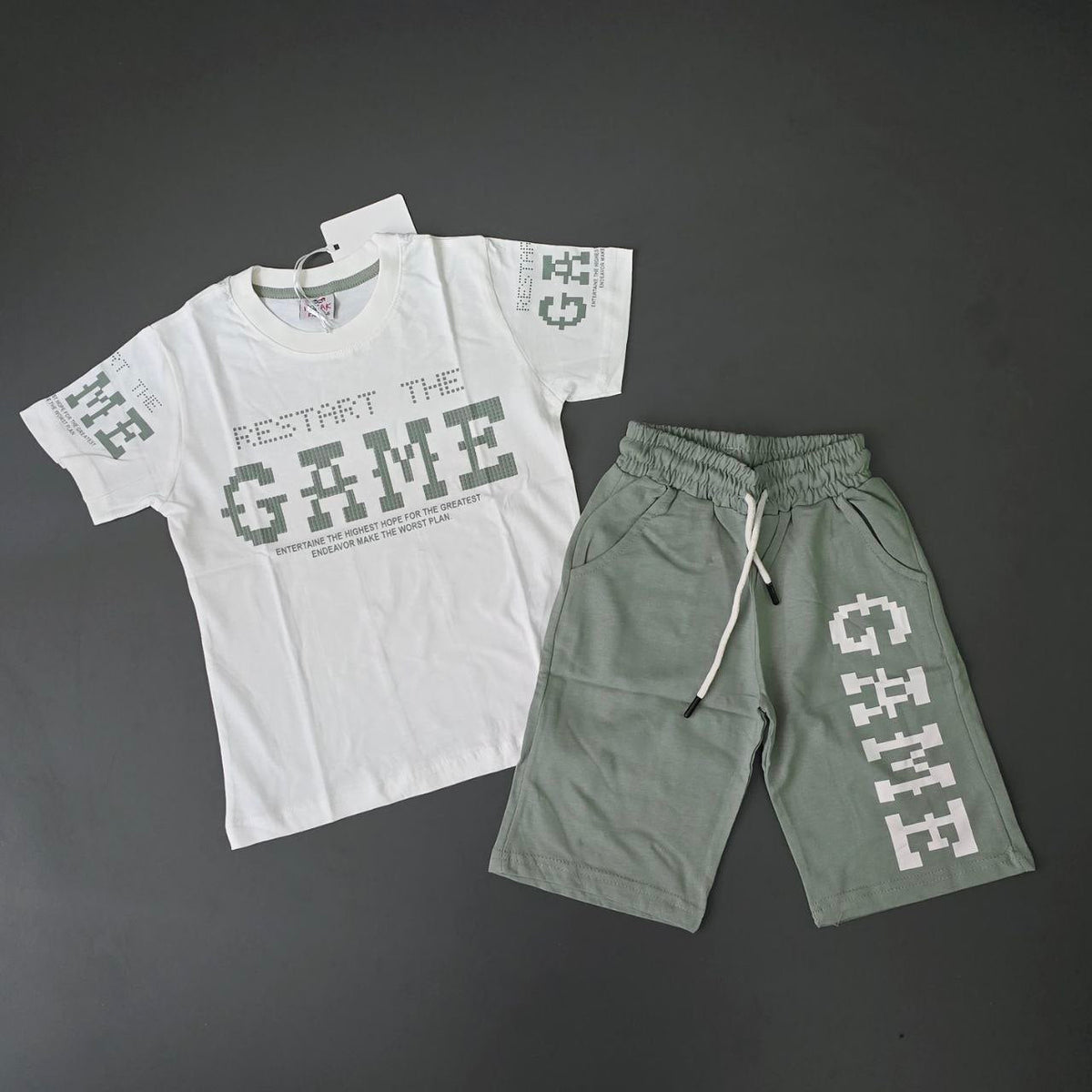 Boys’ Game Cotton Summer Set / 6–7Y