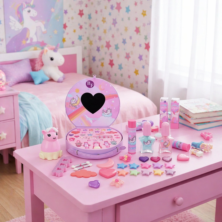 Unicorn Cosmetics Play Set With Bag