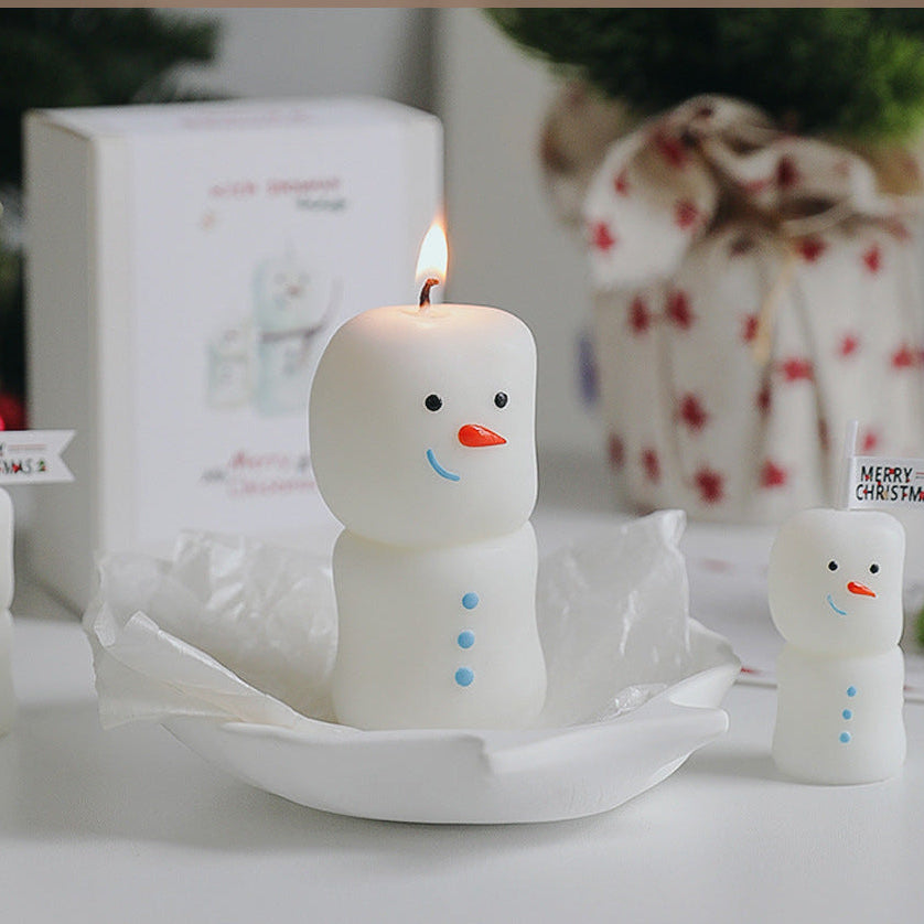Snowman Scented Candle Gift Set English Pear & Freesia