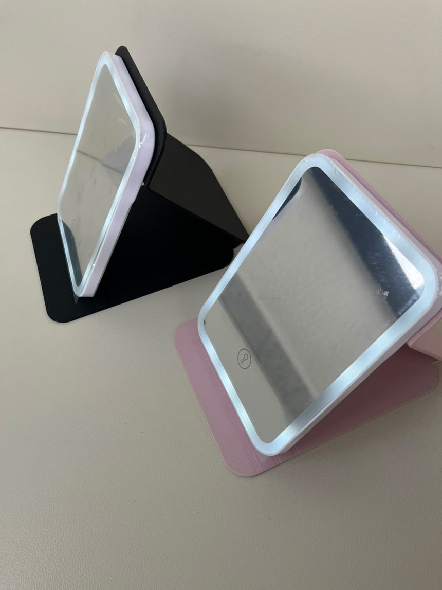 Tablet Mirror With Light Rechargeable