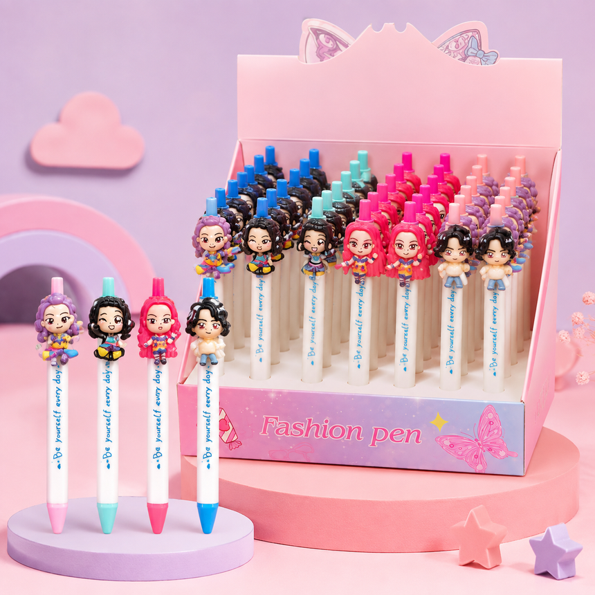 K-Pop Demon Hunters Fashion Pen – Assorted Designs