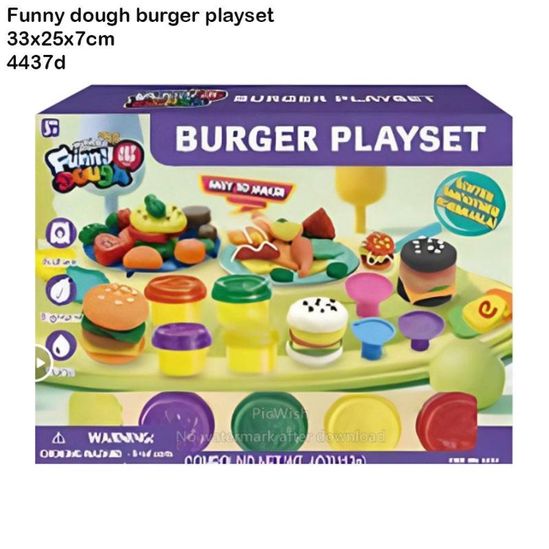 Jouka Joue Burger Playset Funny Dough