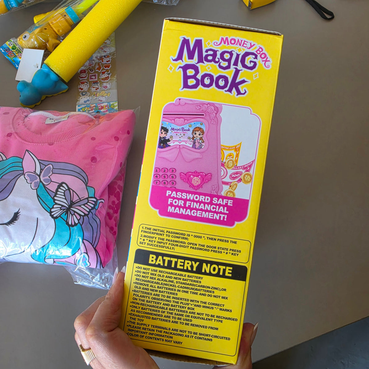 Magic Book Electronic Money Box Stitch Design