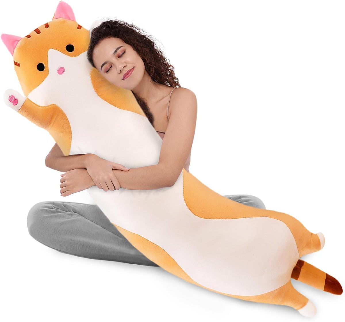 Cute Stuffed Plush Cat Soft | Sleep Hugging Pillow | Extra Size 130cm