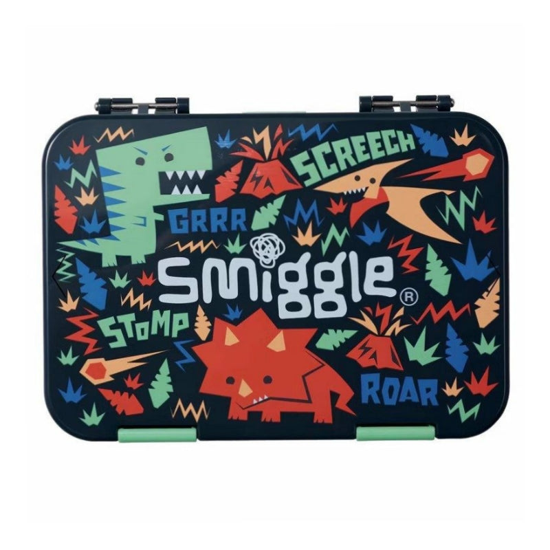 Smiggle Lunch Box - Dinosaur | 21x15x4.5