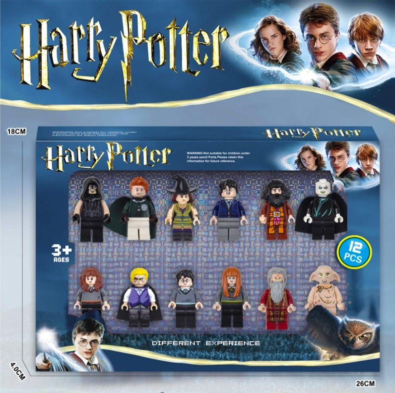 Hurry Potter Character Building Figures - 12 Pcs - 3+