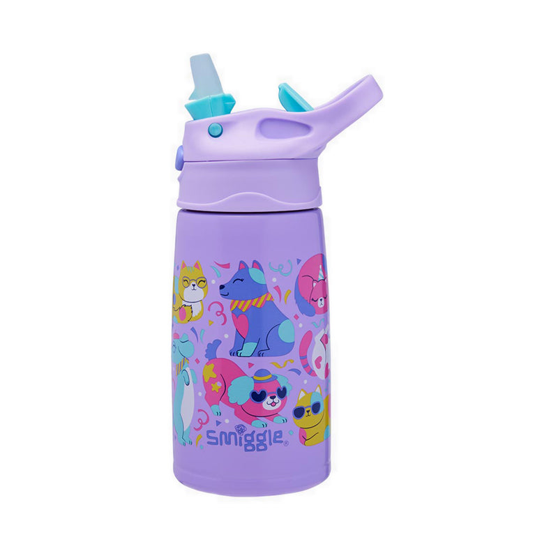 🧊Smiggle Bottle Stainless Steel Flip | Kitties | 400ml