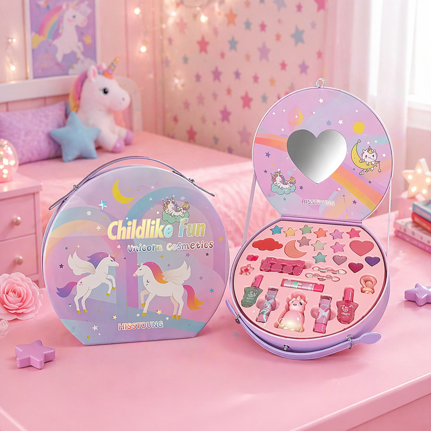 Unicorn Cosmetics Play Set With Bag