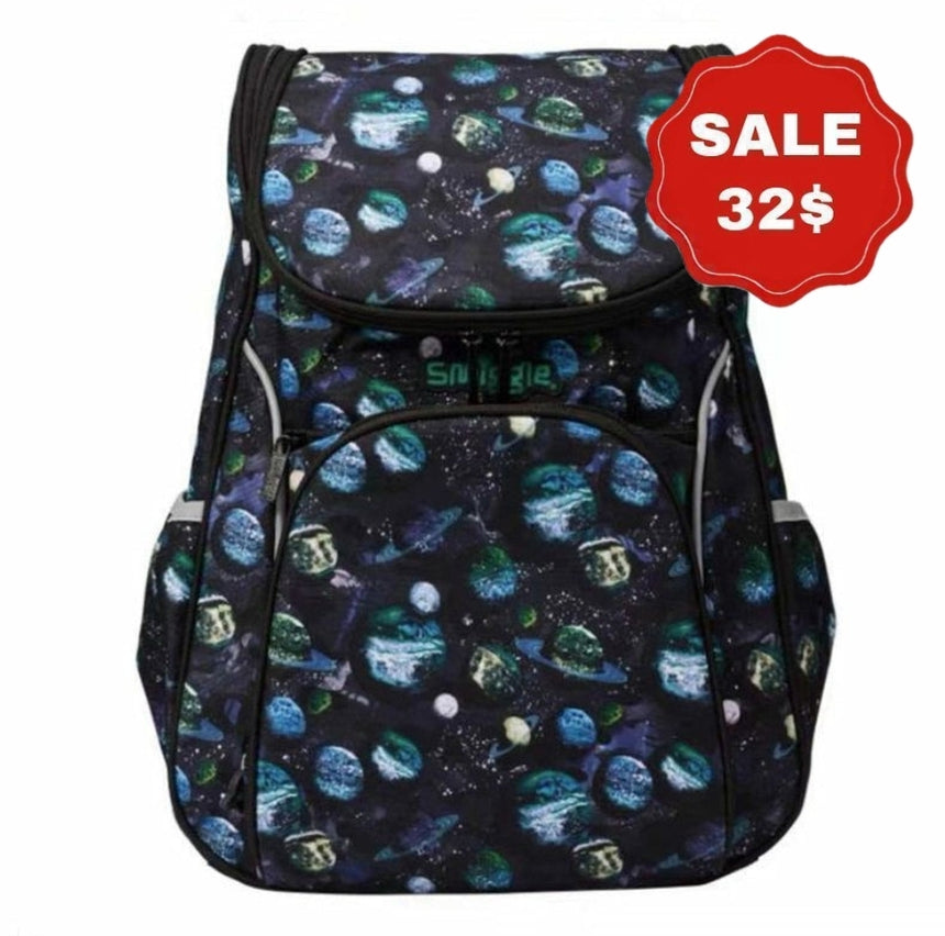 Smiggle Backpack Space Planets | (Gr1-Gr6) | 45cm