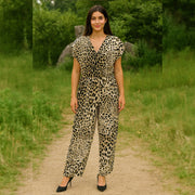 Women's Lion Print Jumpsuit by PrettyLittleThing | M