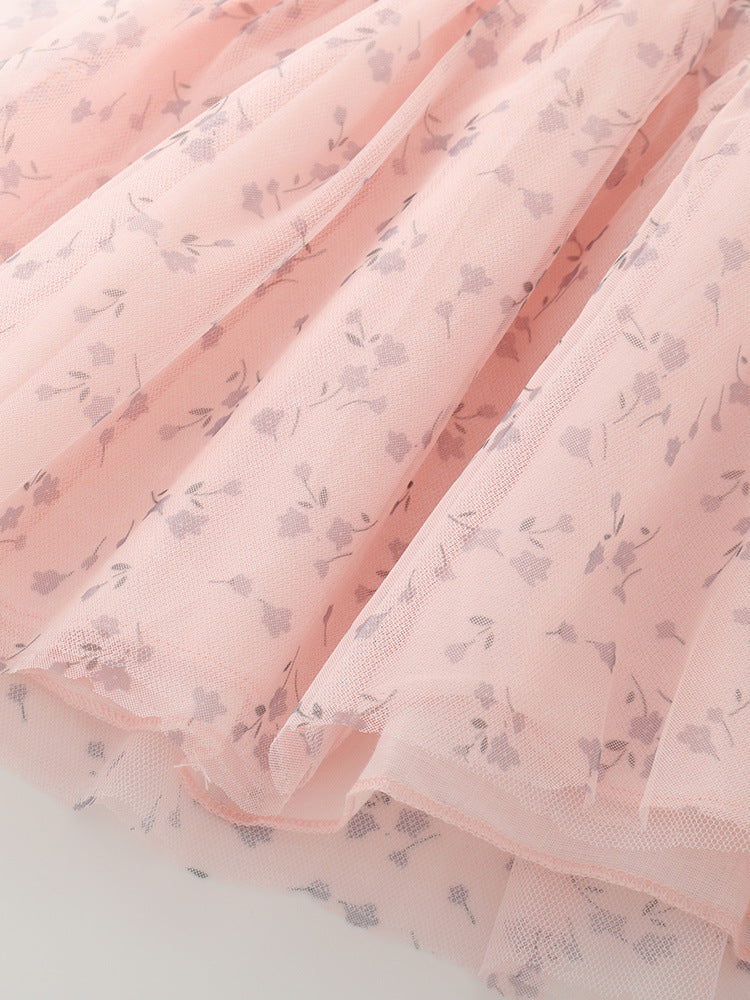Girls’ Rabbit-Print Summer Dress 3–12Y