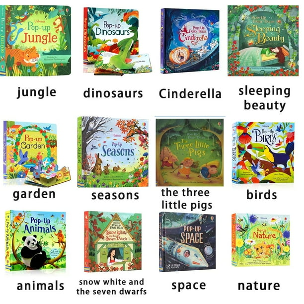 Amazing Usborne Pop-up Books 3D | Hard Cover | 3+