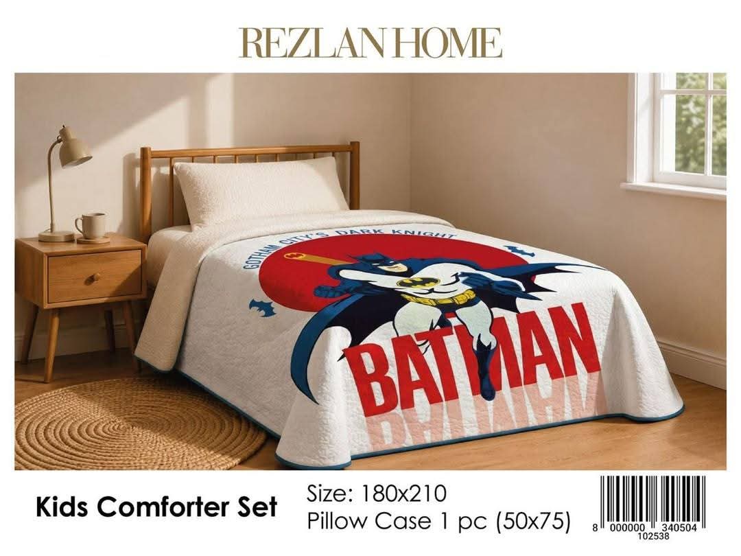 Kids Comfort Set Cover Bed And Pillow Case 180x120cm