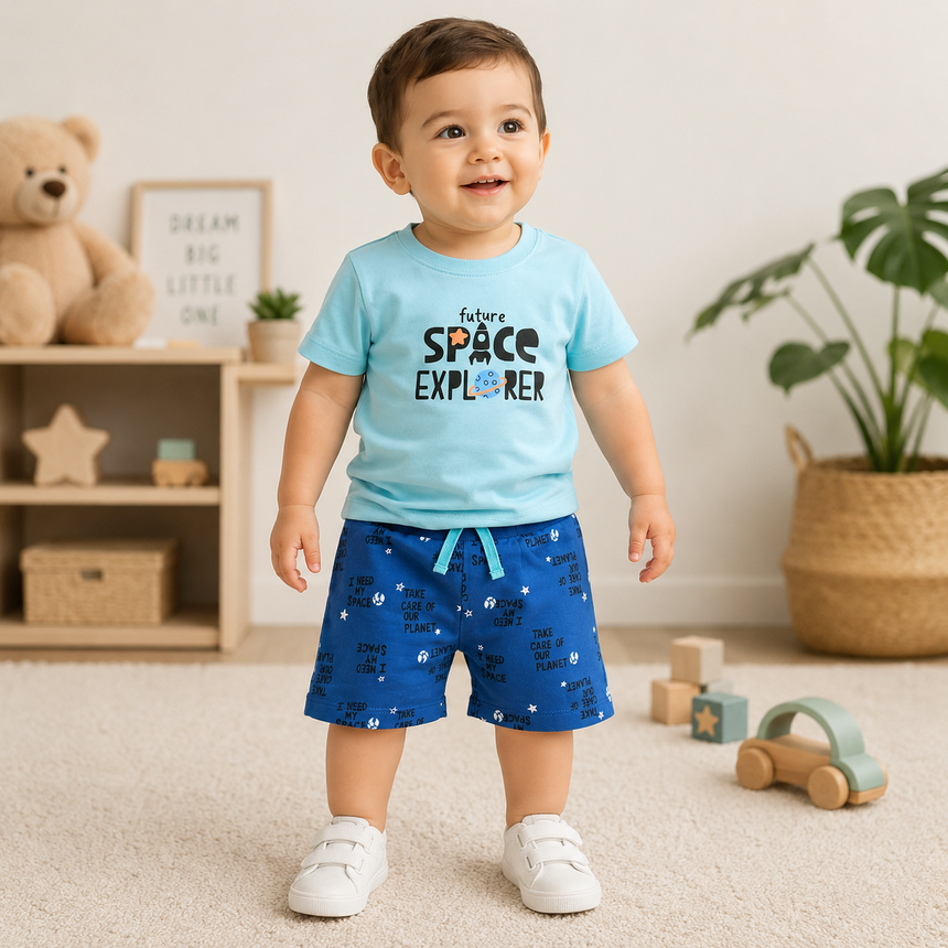 Future Space Explorer Summer 3pcs Set | Size 12-18M