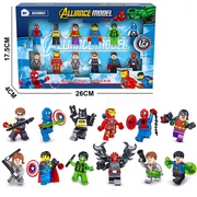 Alliance Model Super Heroes Building Blocks 12 Pcs With Accessories