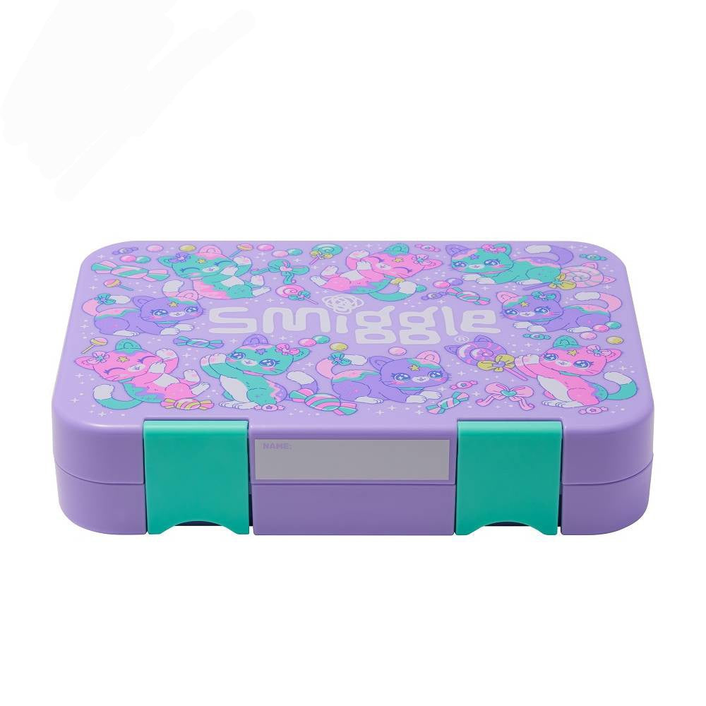 Smiggle Lunch Box - Kitty Candy | 21×15×4.5cm