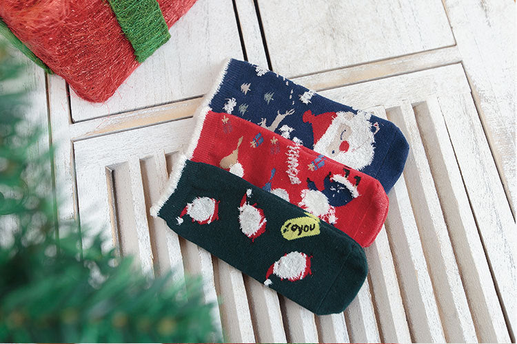 Kids’ Christmas Sock Gift Box – 3 Pairs | 3–10Y