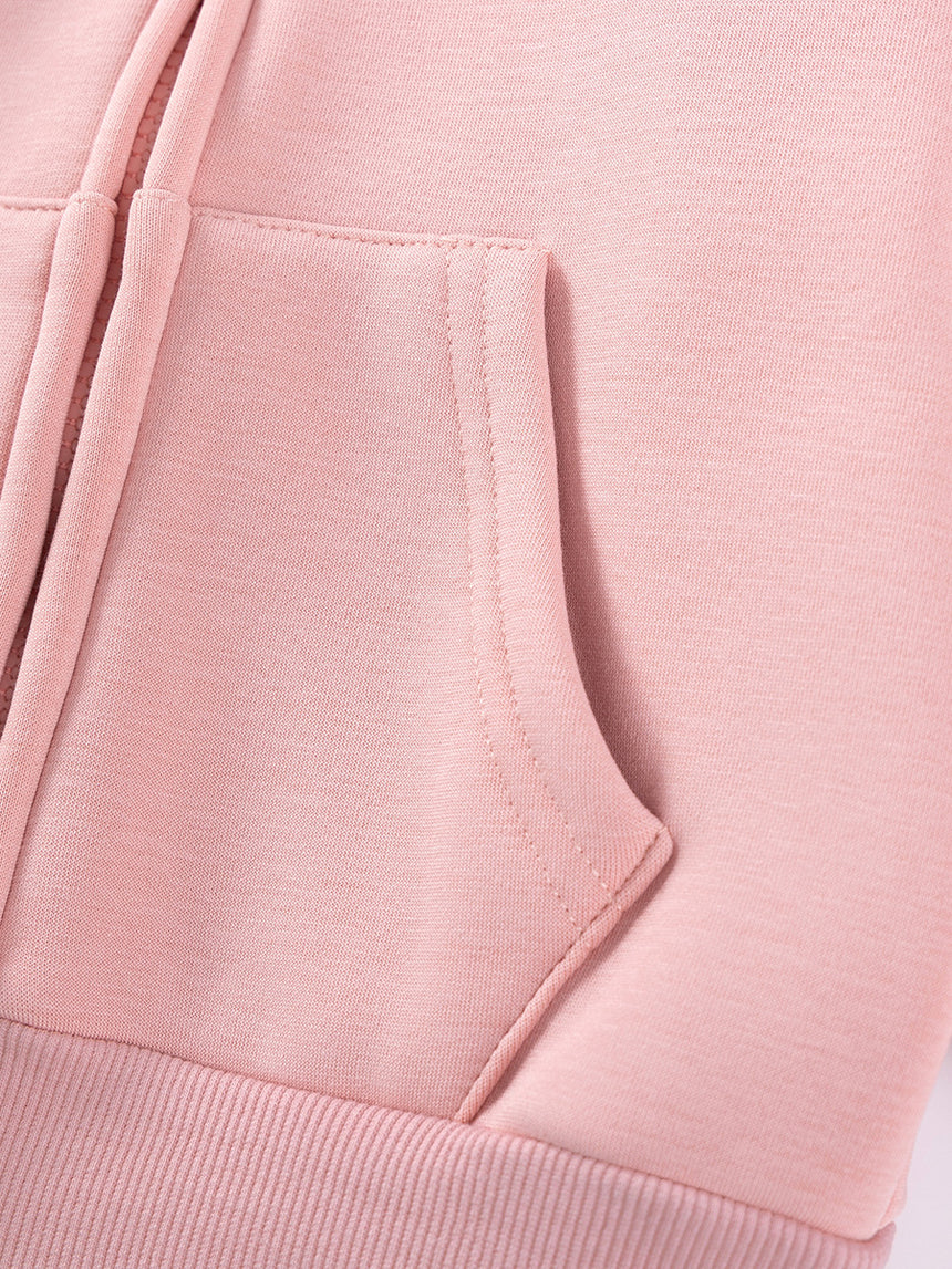Kids’ Fleece Bunny Hoodie Jacket | 2–7Y