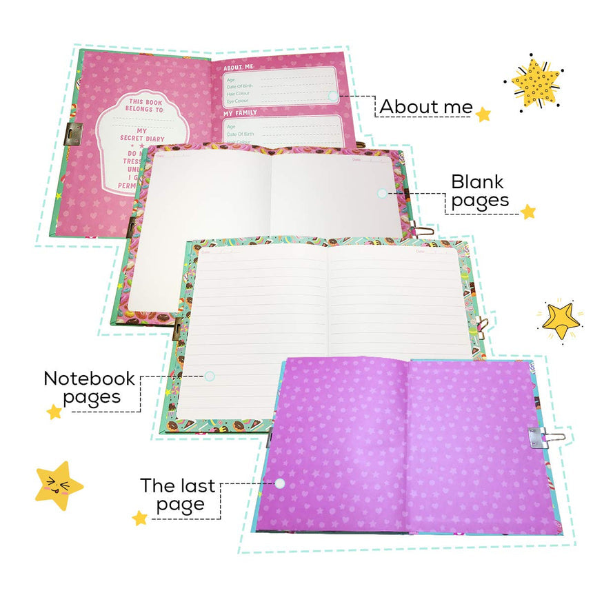 My Secret Diary - Notebook With Lock And Pen | 8+