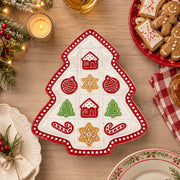 Christmas Ceramic Tree Plate