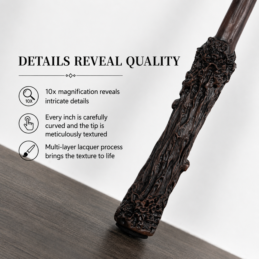 Interactive wizard wand for cosplay and fantasy role play