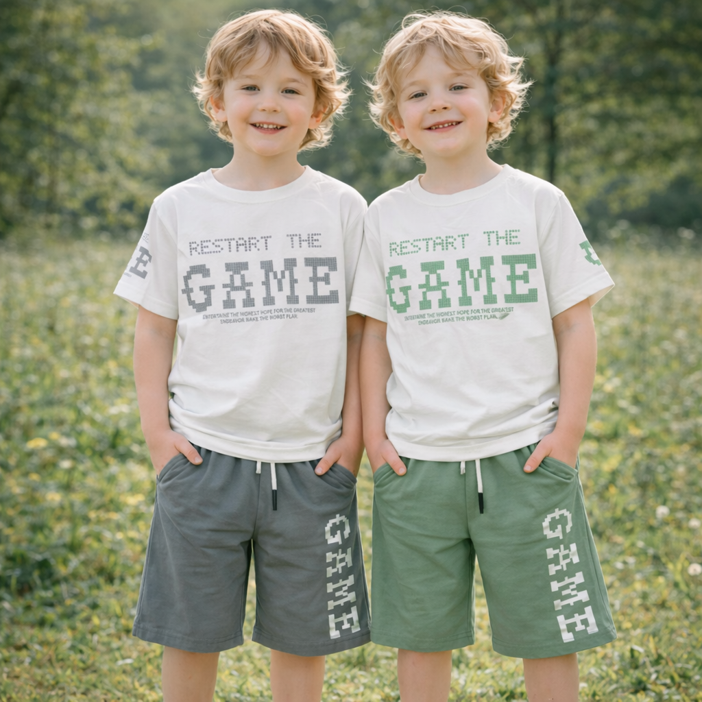 Boys’ Game Cotton Summer Set / 6–7Y