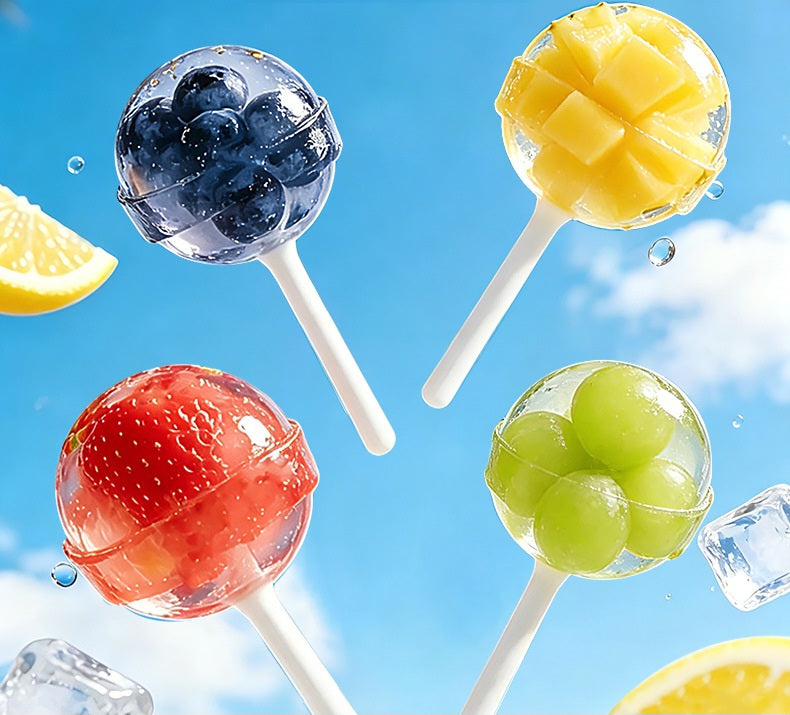Ice Lollipop Mold Silicone Set 4pcs - Icecream Pop