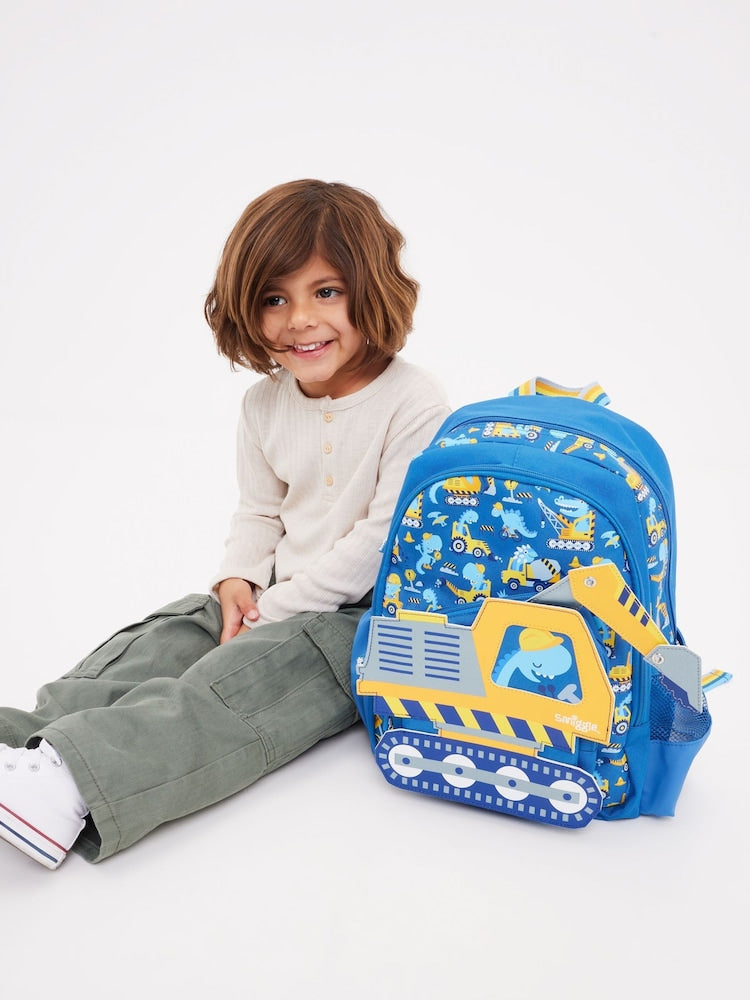 Smiggle Backpack Truck | Construction | (KG1-KG3) | 36cm