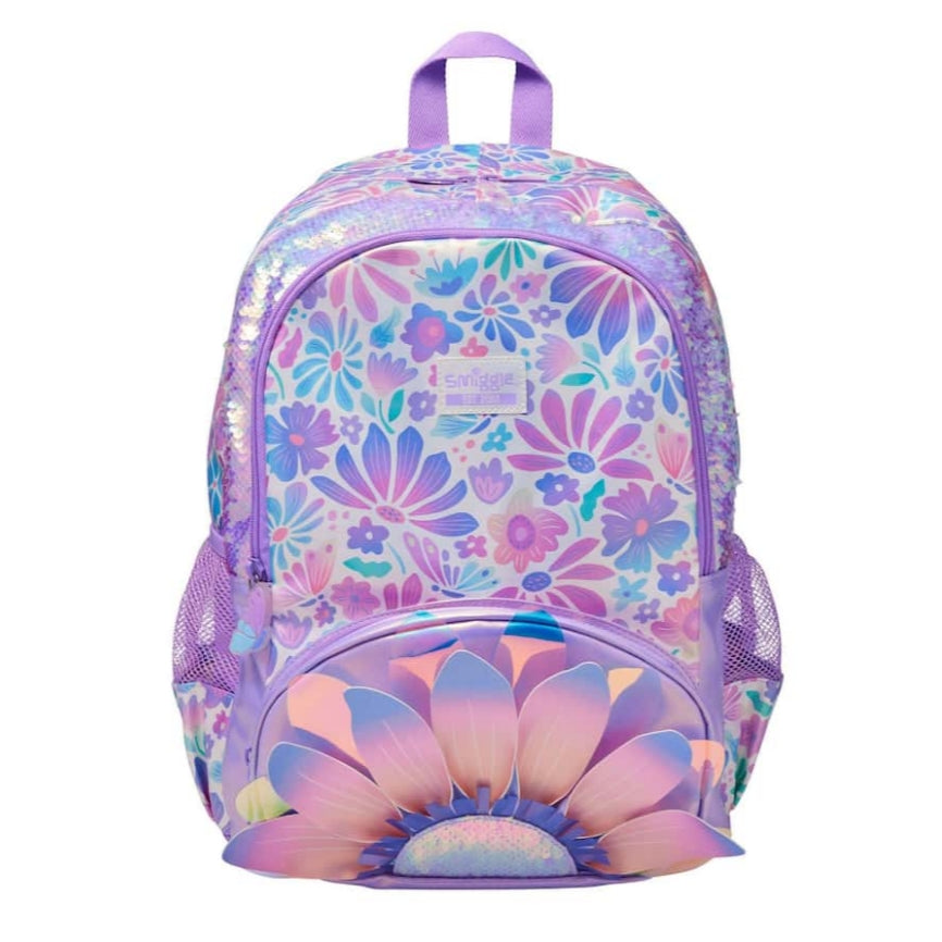 Smiggle Bloom Flowers Backpack | (G1–G3) | 42cm