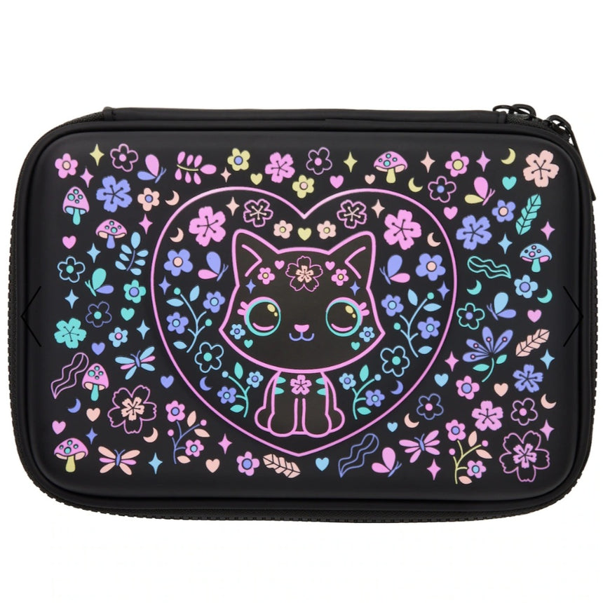Smiggle Pencil Case| Hardtop | Black Cat