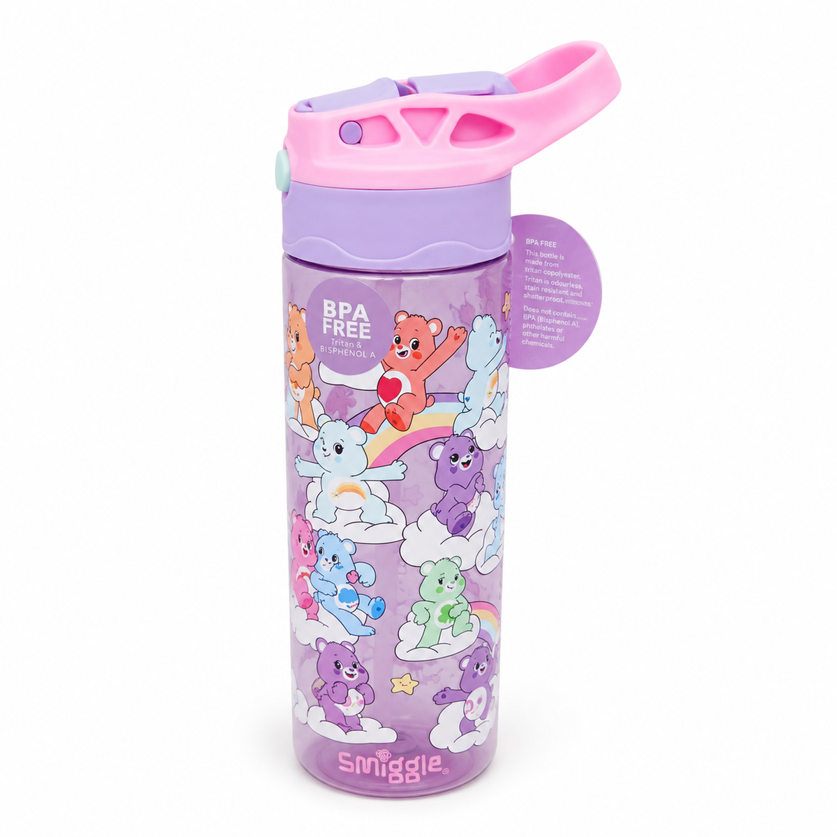 Smiggle Bottle Care Bears 680ml