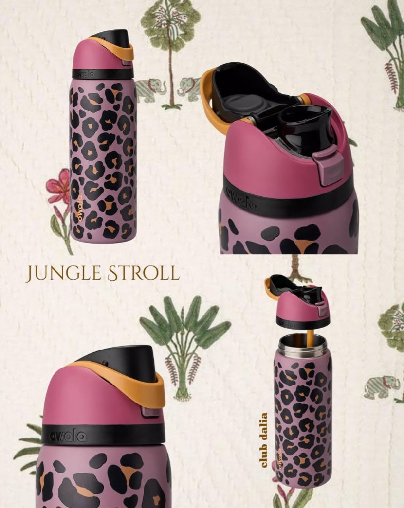 Owala Stainless Steel FreeSip Water Bottle Jungle Stroll