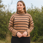 Sweatshirt For Women Cotton High Neck Size L