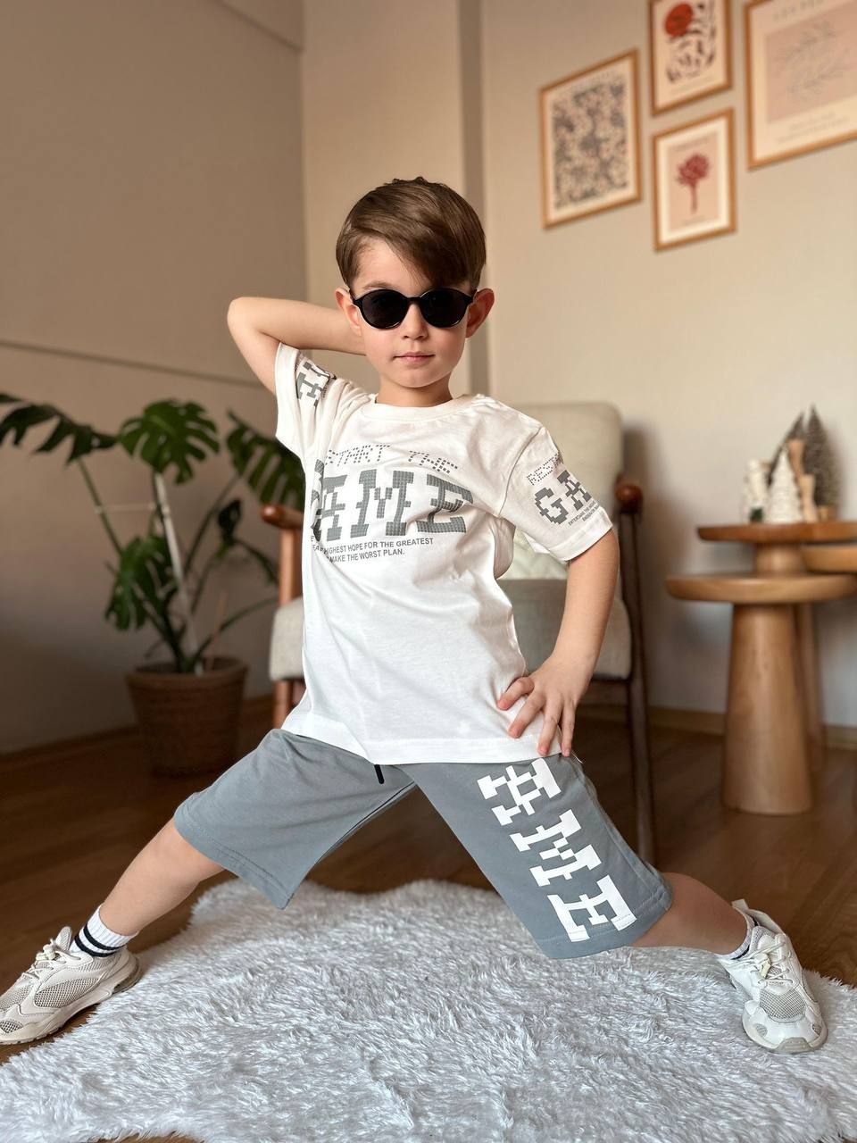 Boys’ Game Cotton Summer Set / 6–7Y