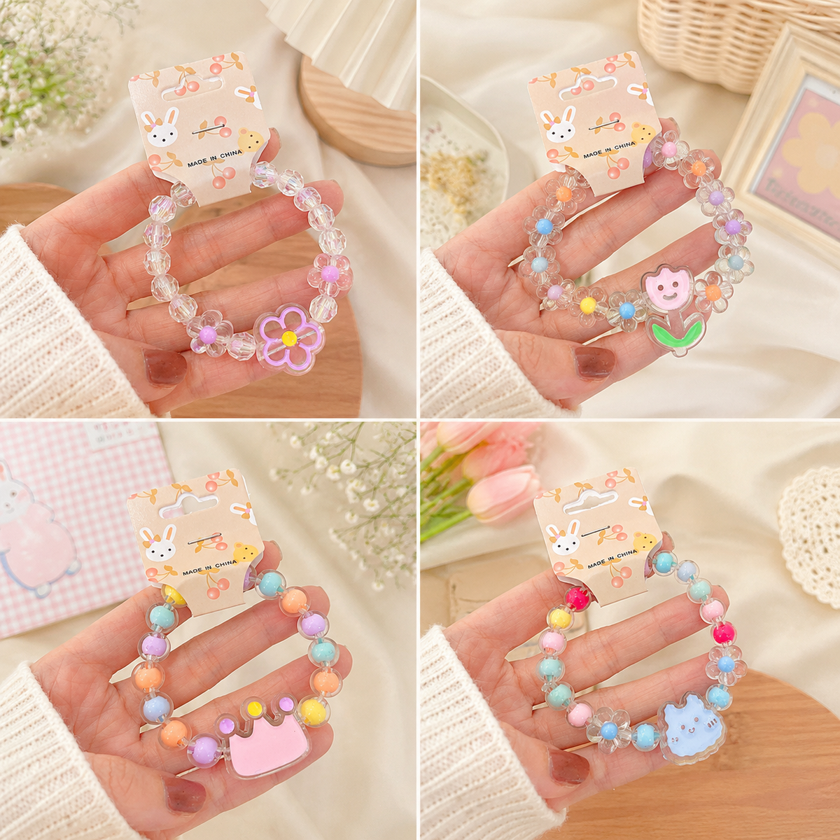 Girls Bracelet – 4 Cute Designs | Ages 3+