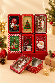 Christmas Rectangular Tin Box