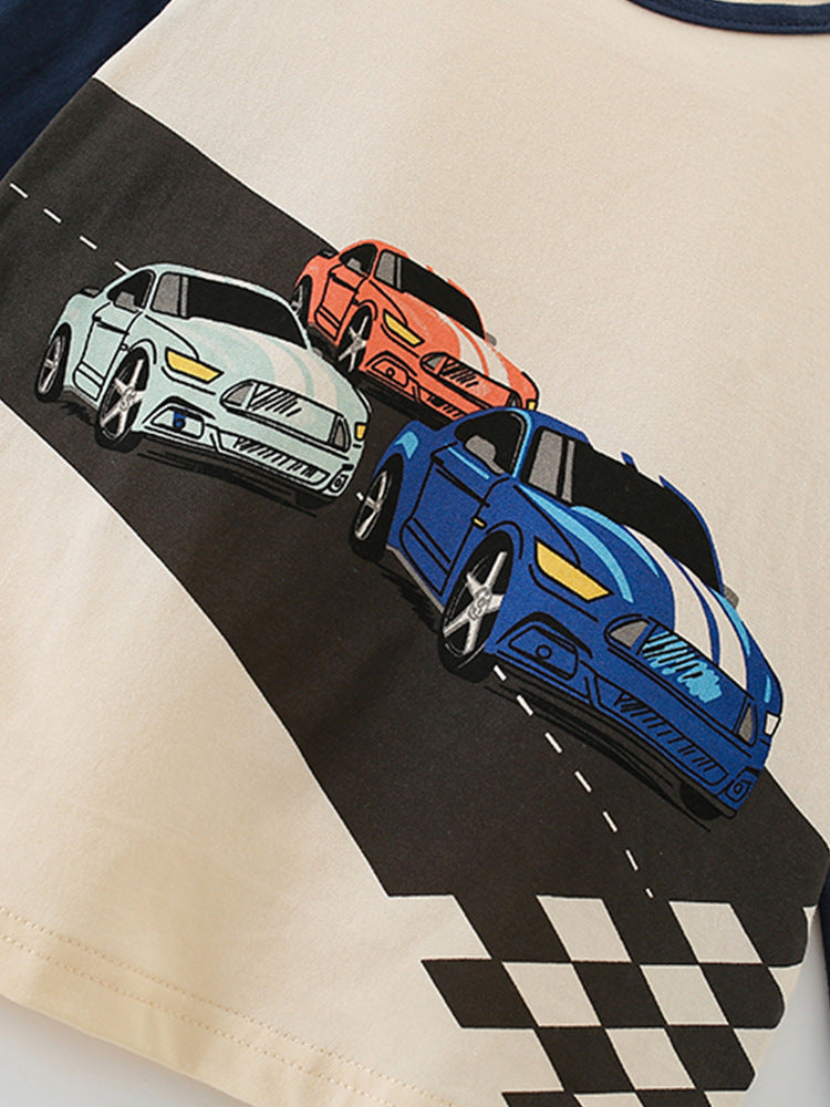 Kids’ Race Car Long-Sleeve Top | 3–10Y