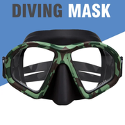 Tempered Glass Diving Mask