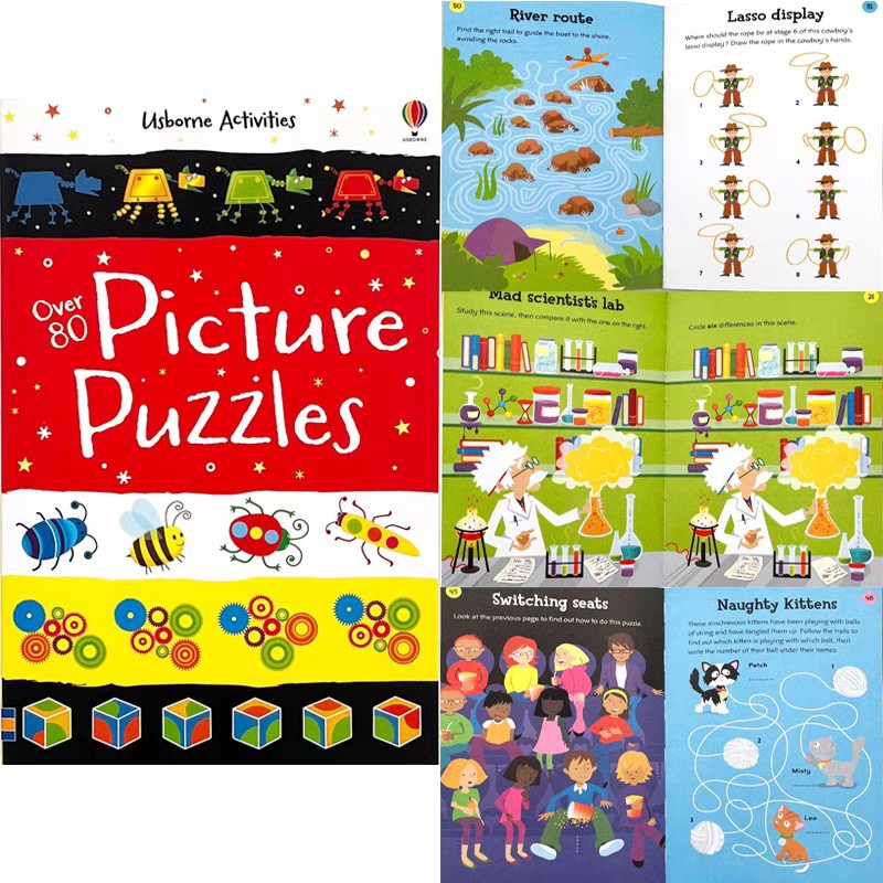 Usborne Activities Puzzle Books - Soft Cover - 8+