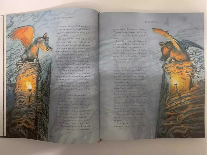 Harry Potter Illustrated Collection- 5 Books Set By J.K. Rowling - Hard Cover - 8+