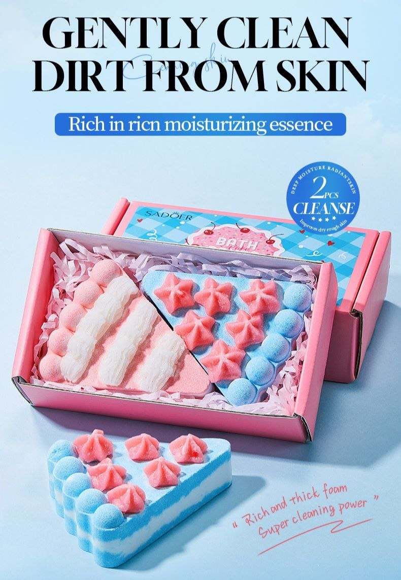 Cake Bath Bombs Gift Set